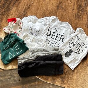 Infant onesie and pants bundle